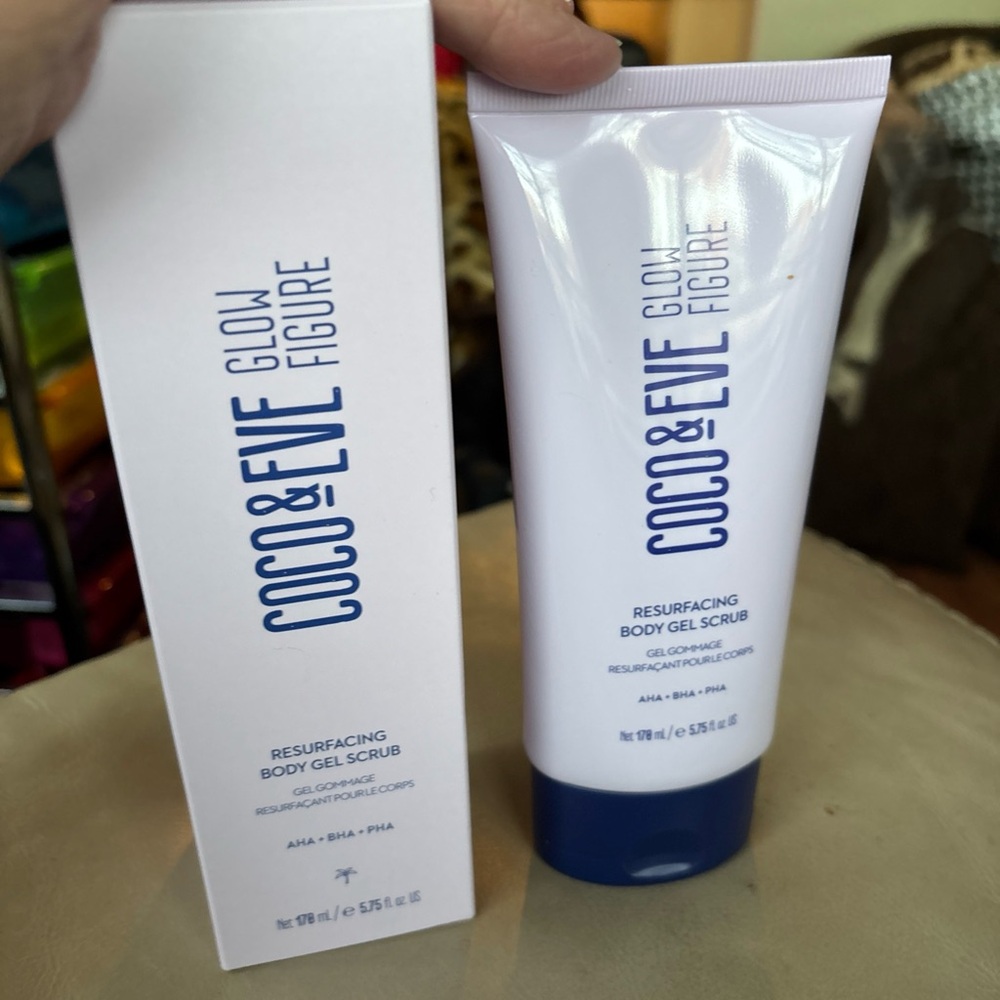Coco & Eve Glow Figure Resurfacing Body Gel Scrub - 178ml.  New!